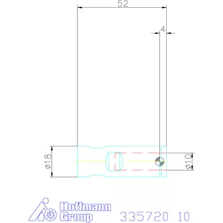 Holex Weldon elem kiegyenlítéssel, rövid 10 mm