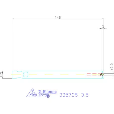 Holex Weldon elem kiegyenlítéssel, hosszú 3,5 mm