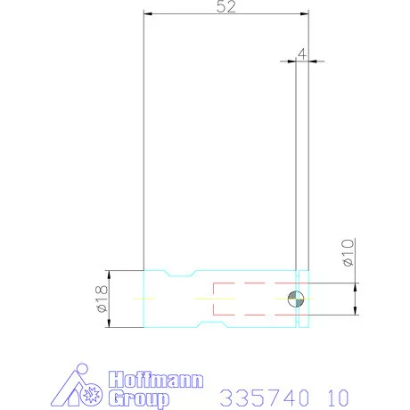 Holex Weldon elem, merev 10 mm