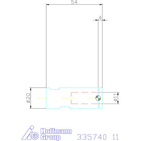 Holex Weldon elem, merev 11 mm
