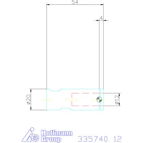 Holex Weldon elem, merev 12 mm