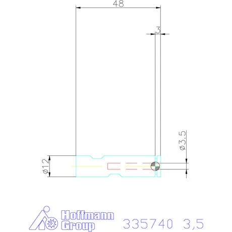 Holex Weldon elem, merev 3,5 mm