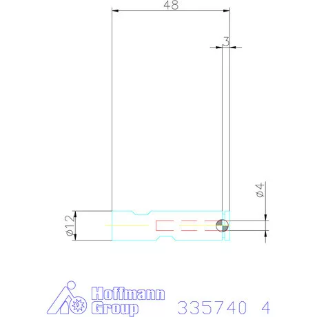 Holex Weldon elem, merev 4 mm