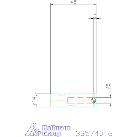Holex Weldon elem, merev 6 mm