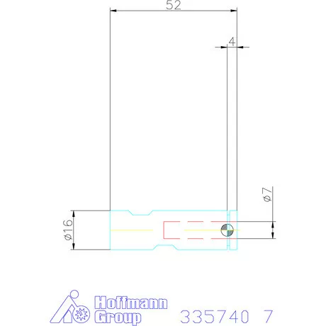 Holex Weldon elem, merev 7 mm