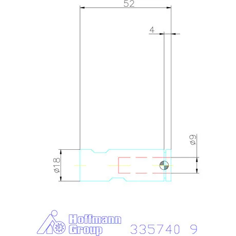 Holex Weldon elem, merev 9 mm