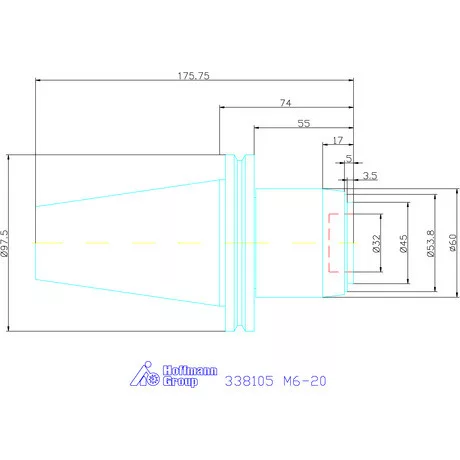 Garant Menetvágó tokmány MLA IK 50 bar M6-20