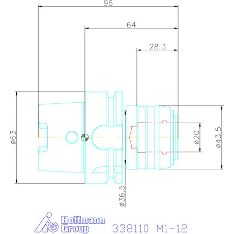 Garant Menetvágó tokmány MLA IK 50 bar M1-12