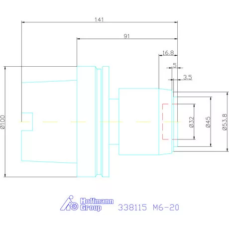 Garant Menetvágó tokmány MLA IK 50 bar M6-20