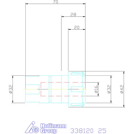 Garant Gyorscsere betétmenetfúró befogóhoz MLA 25