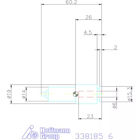 Garant Szinkronizált szerszámfej ER25-höz 6 mm