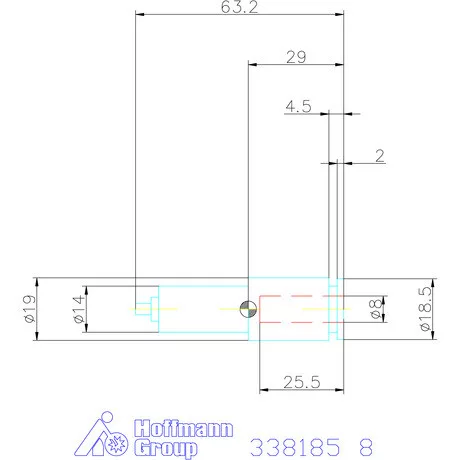 Garant Szinkronizált szerszámfej ER25-höz 8 mm