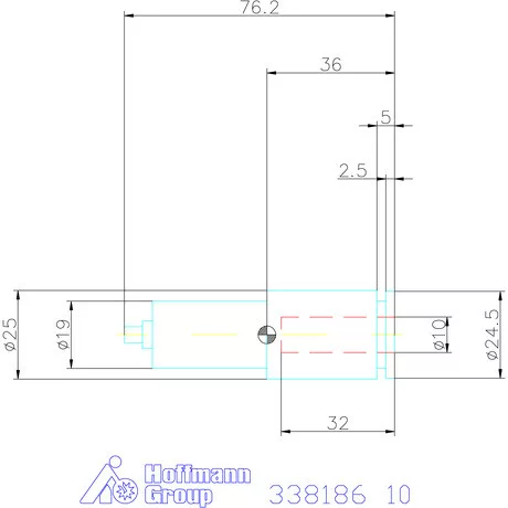 Garant Szinkronizált szerszámfej ER32-höz 10 mm