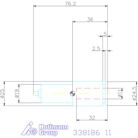 Garant Szinkronizált szerszámfej ER32-höz 11 mm
