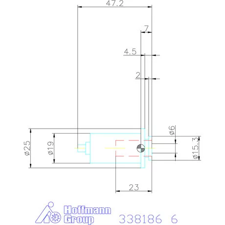 Garant Szinkronizált szerszámfej ER32-höz 6 mm
