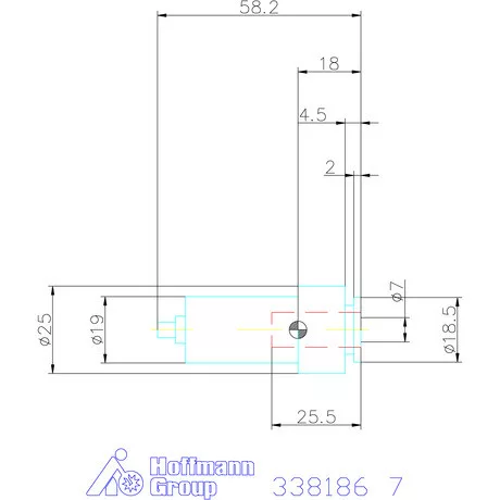 Garant Szinkronizált szerszámfej ER32-höz 7 mm
