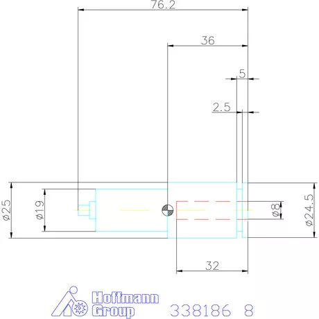 Garant Szinkronizált szerszámfej ER32-höz 8 mm
