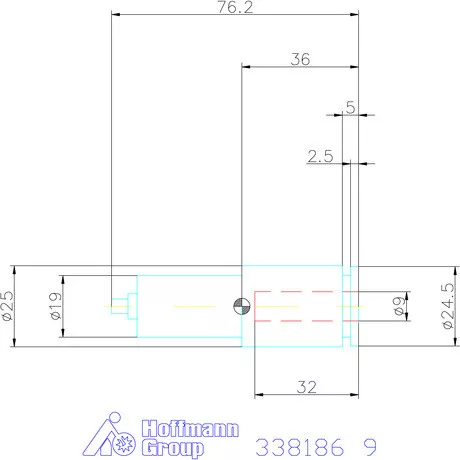 Garant Szinkronizált szerszámfej ER32-höz 9 mm