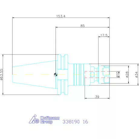 Holex Menetfúró befogó, ER szinkro 16