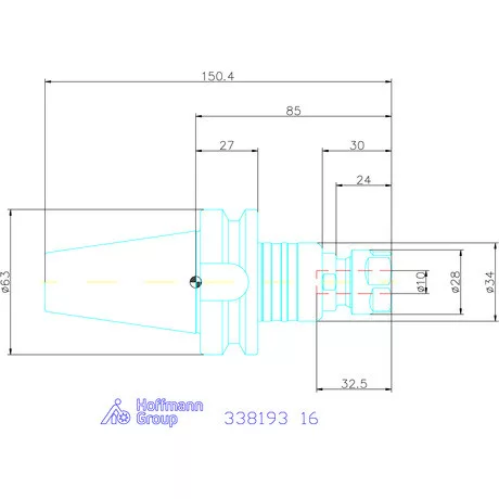 Holex Menetfúró befogó, ER szinkro 16