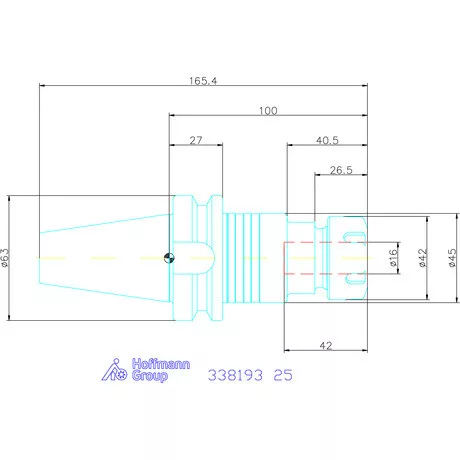 Holex Menetfúró befogó, ER szinkro 25