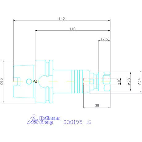 Holex Menetfúró befogó, ER szinkro 16