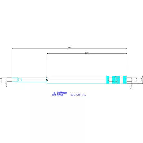 Holex Menetfúró toldó HB felülettel 11L