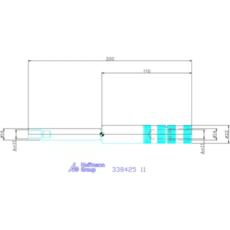 Holex Menetfúró toldó HB felülettel 11