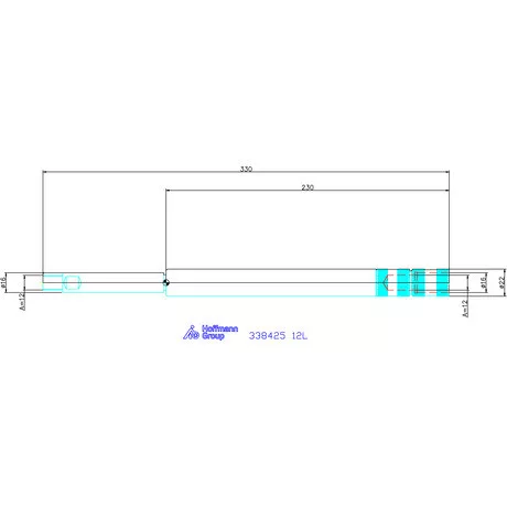 Holex Menetfúró toldó HB felülettel 12L