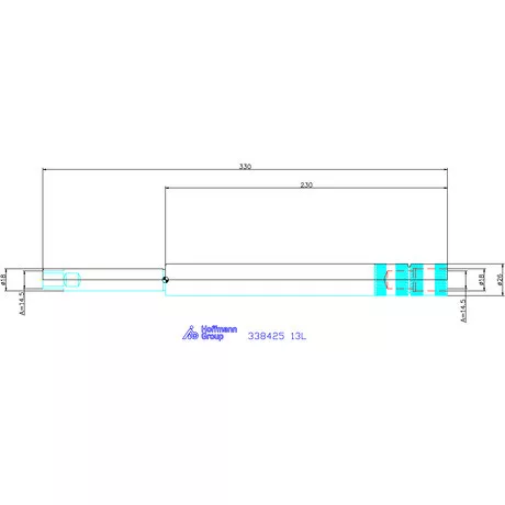 Holex Menetfúró toldó HB felülettel 13L