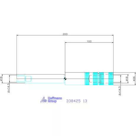 Holex Menetfúró toldó HB felülettel 13