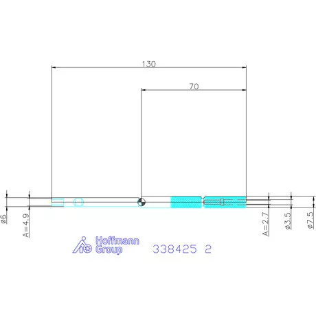 Holex Menetfúró toldó HB felülettel 2