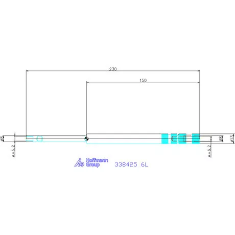 Holex Menetfúró toldó HB felülettel 6L