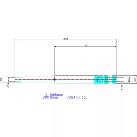Holex Menetfúró toldó Belső hűtéssel 10L