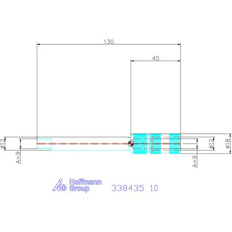Holex Menetfúró toldó Belső hűtéssel 10