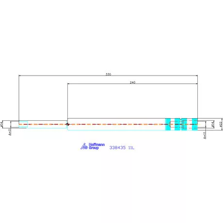 Holex Menetfúró toldó Belső hűtéssel 11L