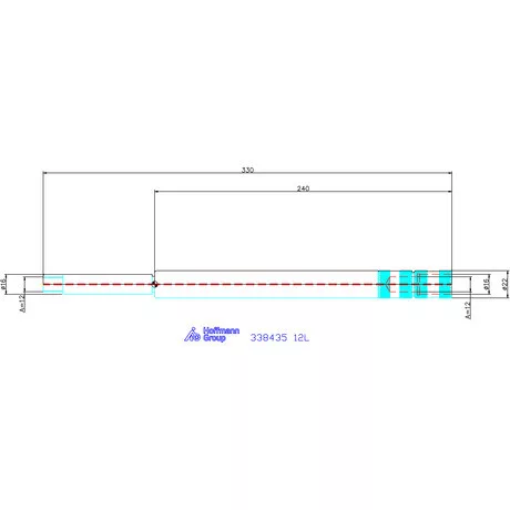 Holex Menetfúró toldó Belső hűtéssel 12L