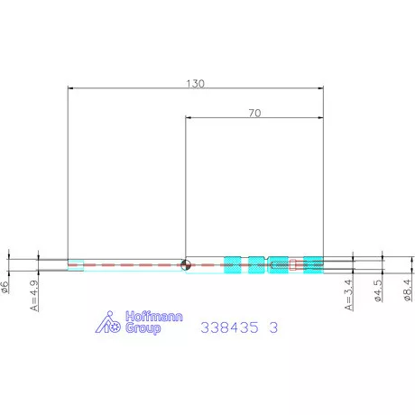 Holex Menetfúró toldó Belső hűtéssel 3