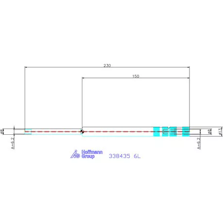 Holex Menetfúró toldó Belső hűtéssel 6L