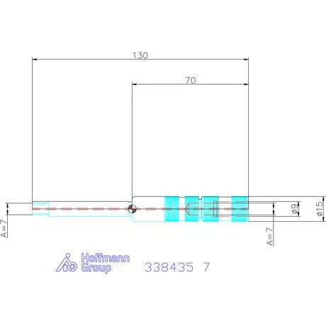 Holex Menetfúró toldó Belső hűtéssel 7