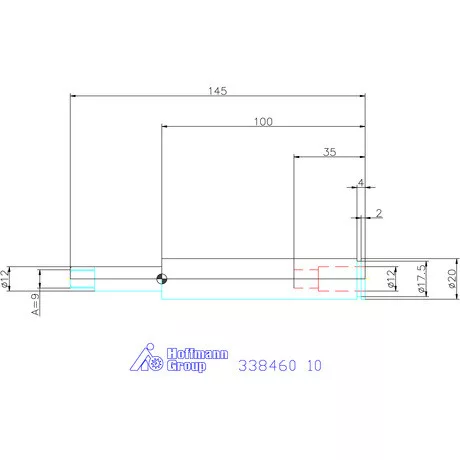 Garant Menetfúró toldó gyorsbefogó szerkezettel 10