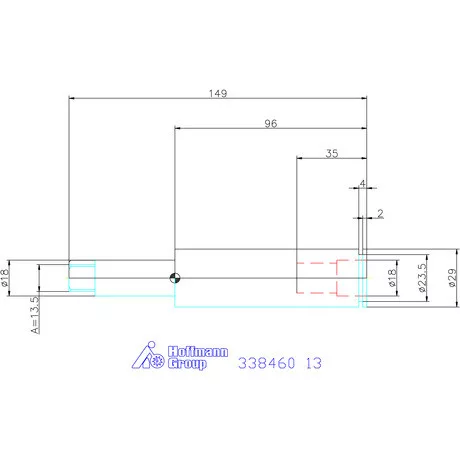 Garant Menetfúró toldó gyorsbefogó szerkezettel 13