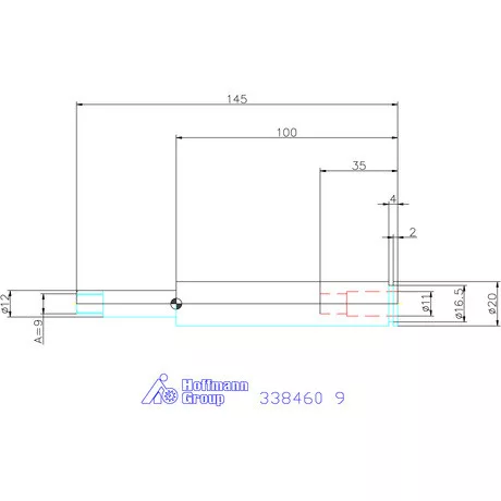 Garant Menetfúró toldó gyorsbefogó szerkezettel 9