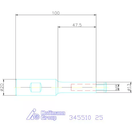 Holex Fűrésztárcsa befogó 25 mm