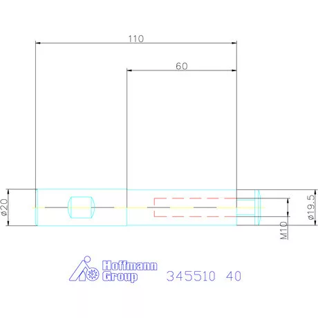 Holex Fűrésztárcsa befogó 40 mm
