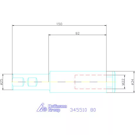 Holex Fűrésztárcsa befogó 80 mm