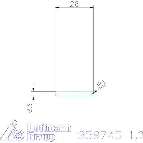 Holex Tartalék tű 1,0 mm