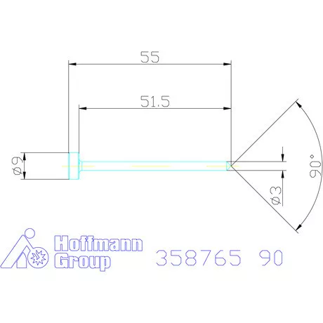 Garant Gravírtű (1 darab) 90 Grad