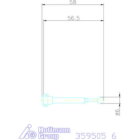 Garant Tapintóbetét 3D éltapintóhoz 6 mm