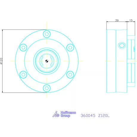 Garant Garant ZeroClamp befogótárcsa önzáró Z120L